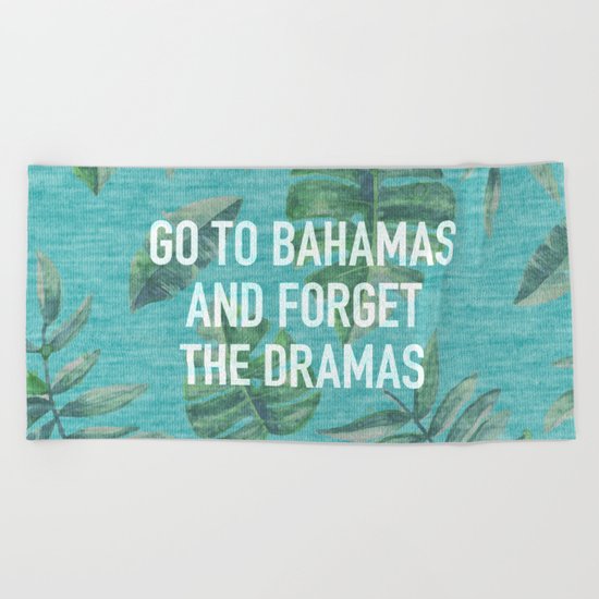 Go to Bahamas Beach Towel