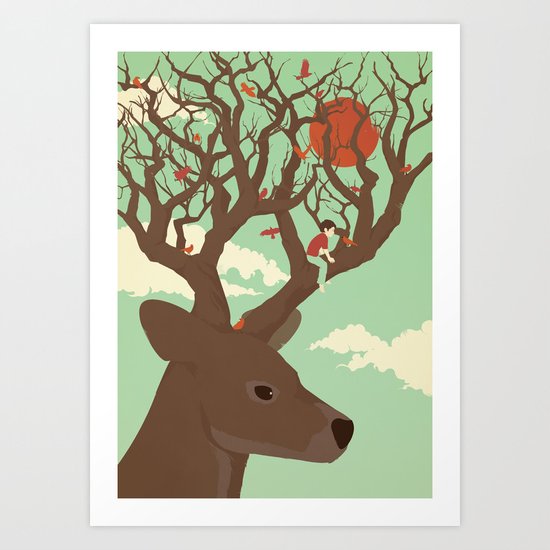 October Art Print