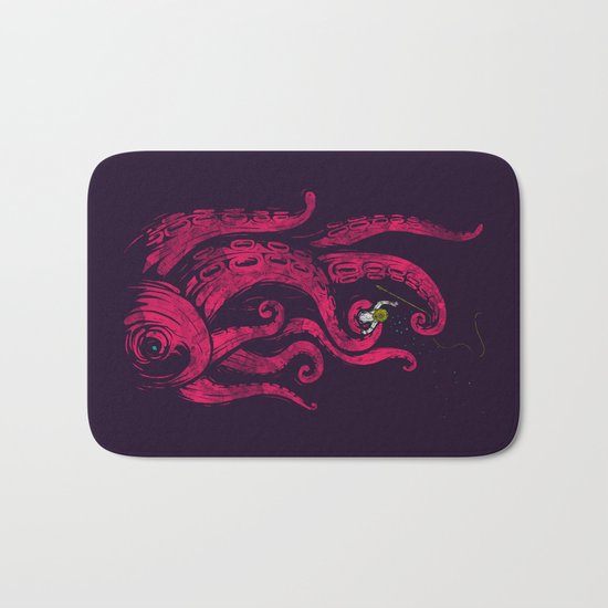 undersea attack (col. ver) Bath Mat
