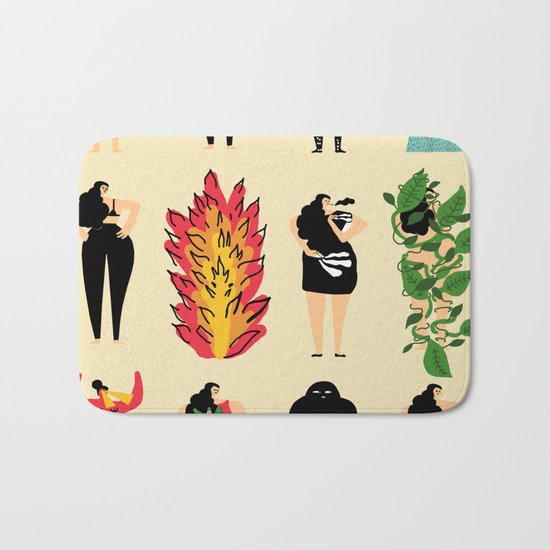 All of us live here Bath Mat