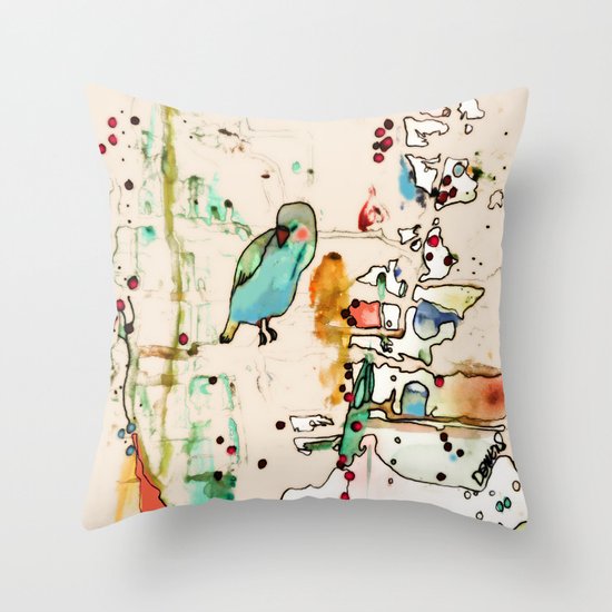 palm spring Throw Pillow