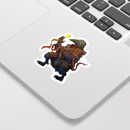 Kenku Warlock - Character art Sticker