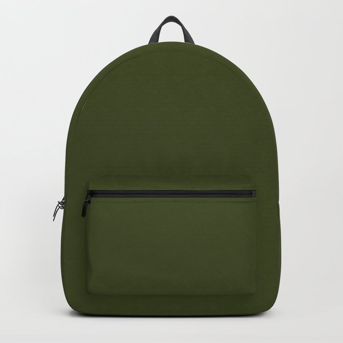 Solid Chive/Herb/Green Pantone Color  Backpack