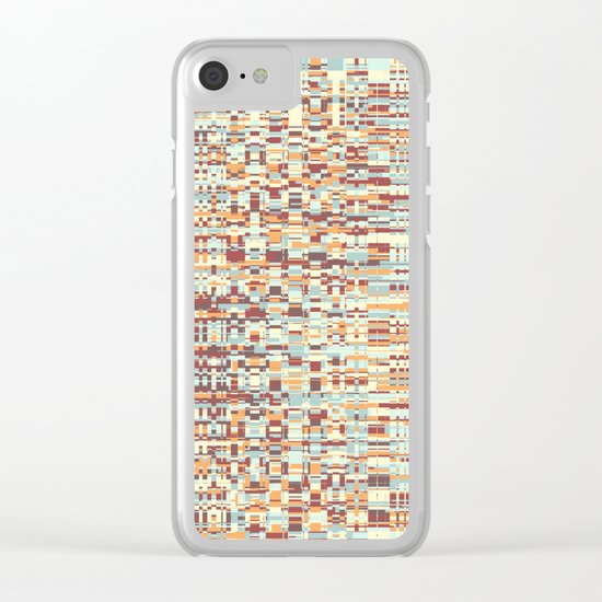 Abstract pattern 103 Clear iPhone Case