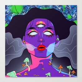 Trippy Reality Canvas Print