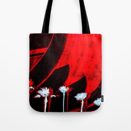 Surf in the City - Black + Red Tote Bag