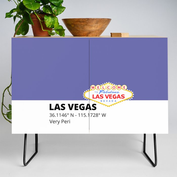 Las Vegas Very Peri Credenza