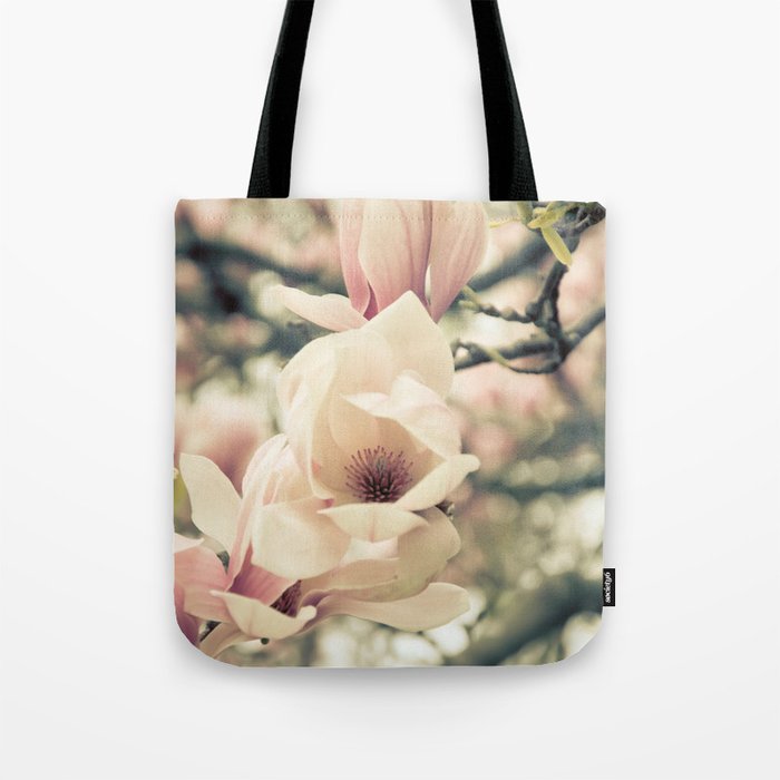 Magnolia Tree Bloom.  Flower Photography Tote Bag