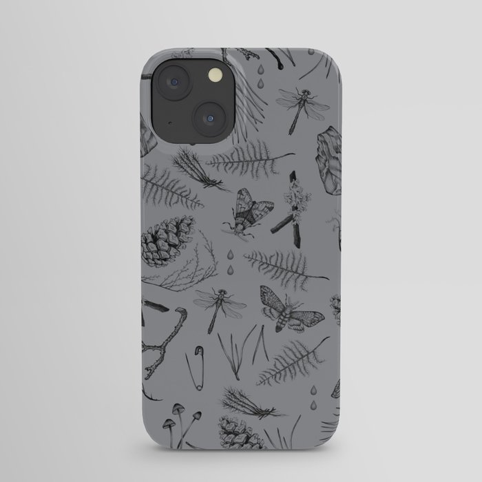 Grey forest iPhone Case