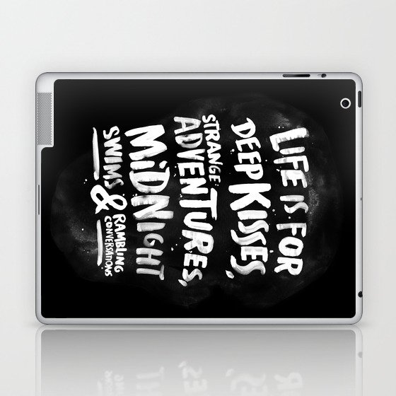 Life is for deep kisses... Laptop & iPad Skin