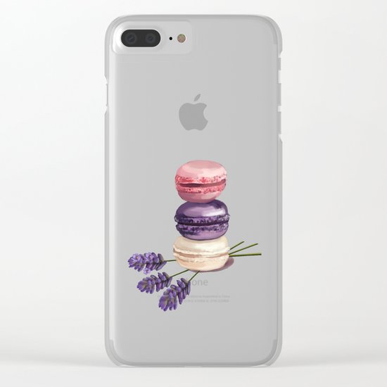 Macarons Clear iPhone Case