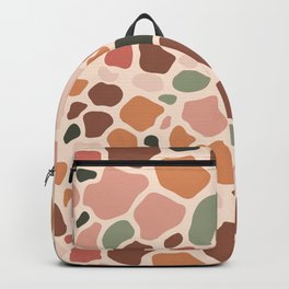 Multicolor Giraffe Print Pattern 01 Backpack