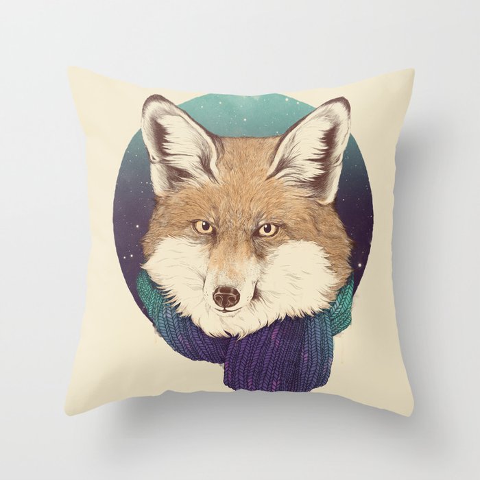 Fox Throw Pillow