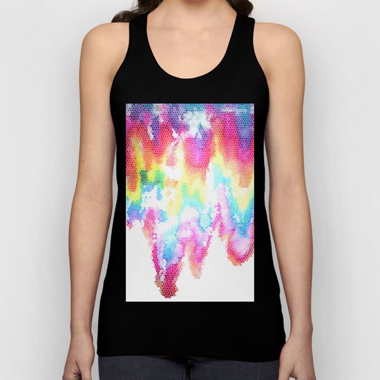 Everything I do is stitched with its color Unisex Tank Top
