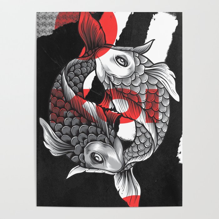 koi fish Poster