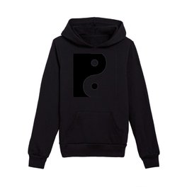 Yin And Yang Sides Kids Pullover Hoodie