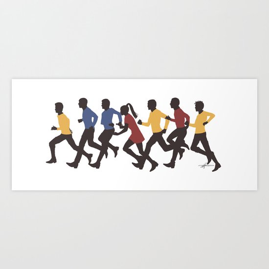 Away Mission: Star Trek Art Print