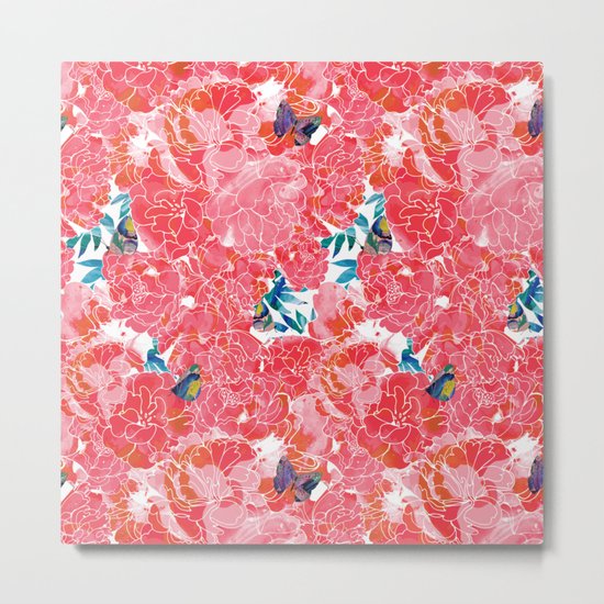 Peonies Metal Print