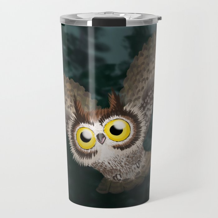 Great Horned Owl (Canavians Series) Travel Mug