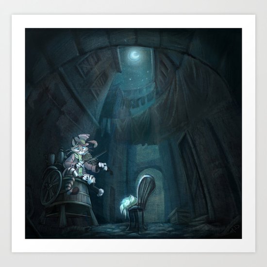 Hey Diddle diddle Art Print