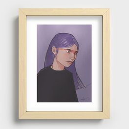 Untitled girl portrait Recessed Framed Print