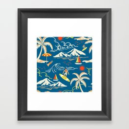 Blue Lagoon Framed Art Print