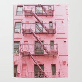 Pink Soho NYC Poster