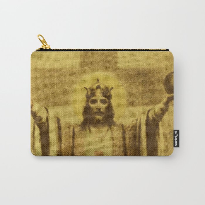 Antique Jesus Carry-All Pouch