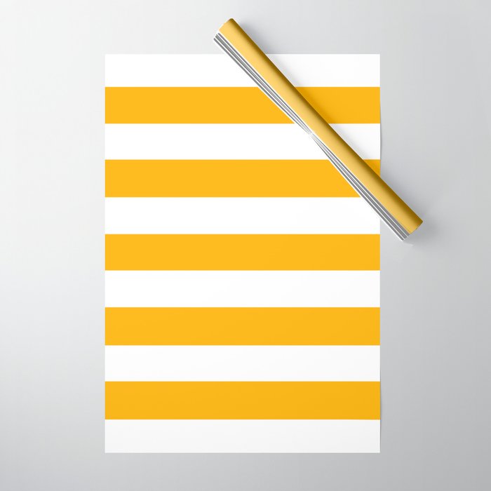 Gold and white striped cheap wrapping paper