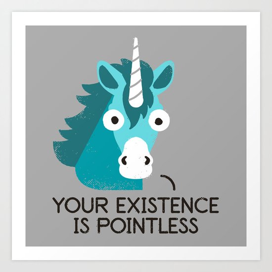 Neigh Sayer Art Print