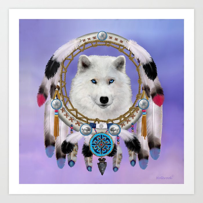 Native American Wolf Witch Listen To The Wind All Over Print AOP