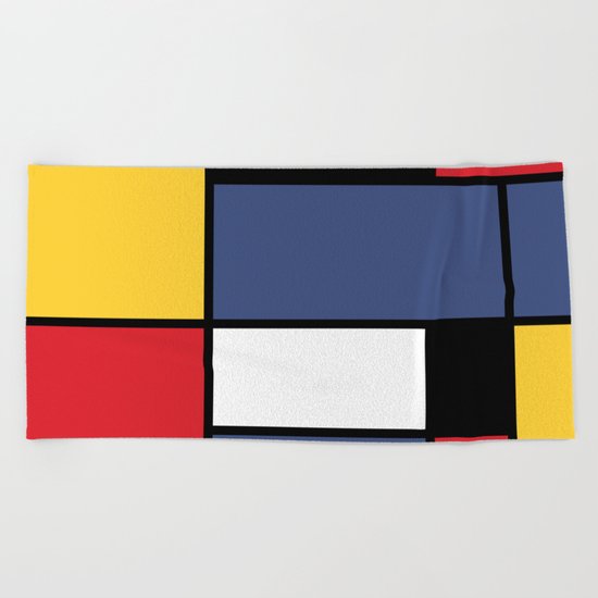 Abstraction color Beach Towel