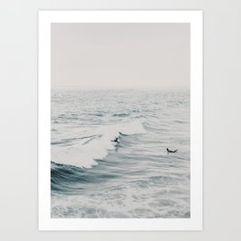 Into The wave Art Print