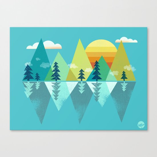 the Clarion Lake Canvas Print
