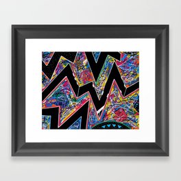 Zig Zagging  Framed Art Print