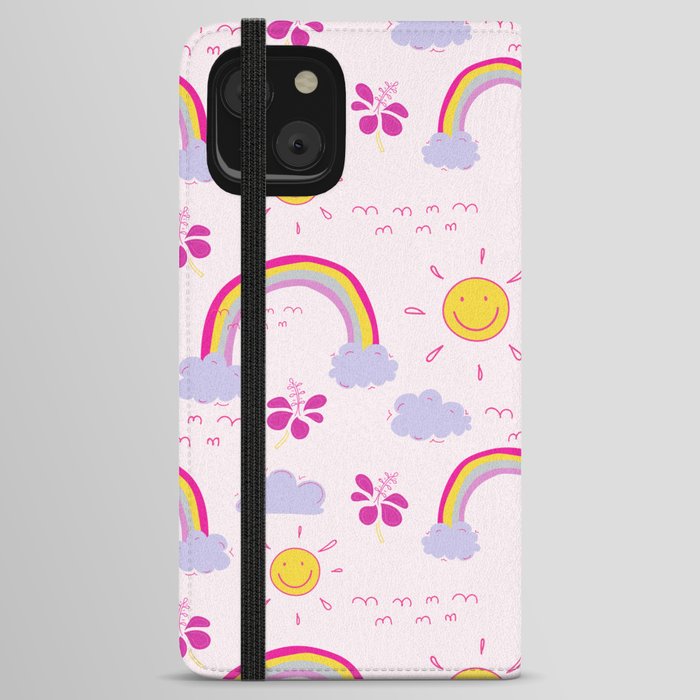 Sunshine and Rainbows iPhone Wallet Case