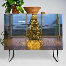 Airport Christmas Credenza