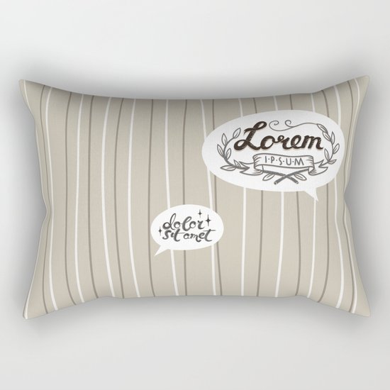 Designer SmallTalk Rectangular Pillow