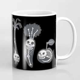 X-rays vegetables (black background) Coffee Mug