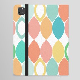 Colourful summer leaves pastel seamless pattern iPad Folio Case