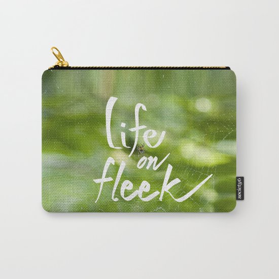 Life on Fleek - Spider Web in Woods Carry-All Pouch