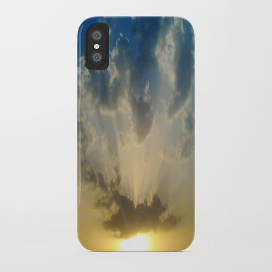 Pushing 'em away iPhone Case
