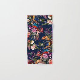 FLORAL AND BIRDS XII Hand & Bath Towel