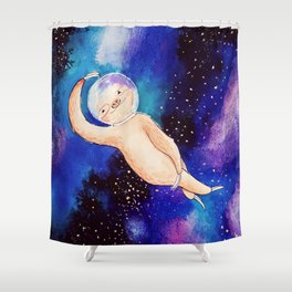 Draw me like one of your space sloths Shower Curtain