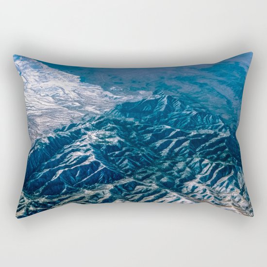 The Mountains Below Rectangular Pillow