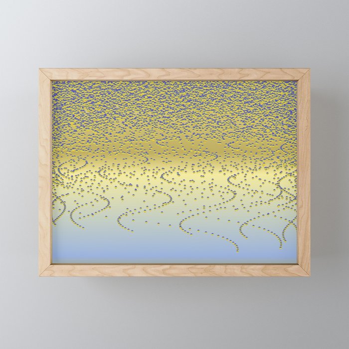 When Rain Becomes River Framed Mini Art Print