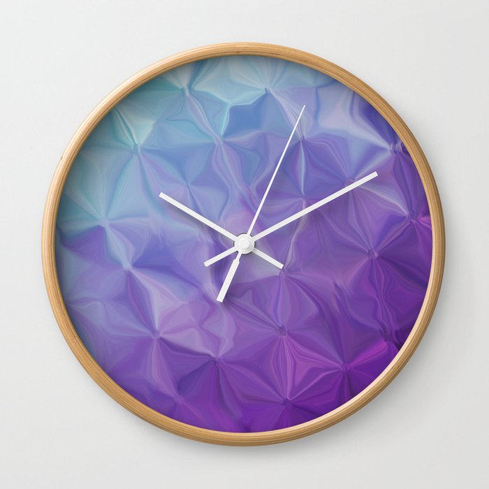 Abstract Painting Color Texture Wall Clock