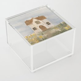 Floral cottage Acrylic Box