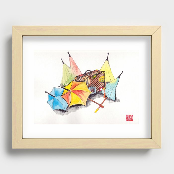 Case and point Recessed Framed Print