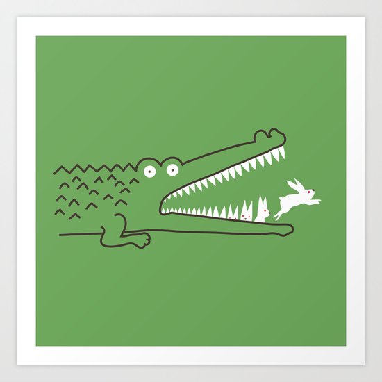 Mr. Croc's Nightmare Art Print